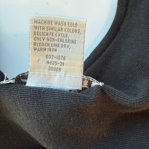 Spiegel Black Maxi Dress Sz 6 Button Front Sleeveless Y2K Goth Classic Preppy - Picture 6 of 8